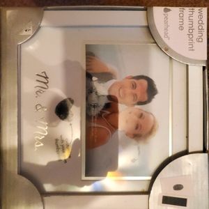 Khols New Mr & Mrs Picture Frame CUSTOMISE with your Thumbprints